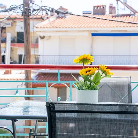 Seaside Family Apt, 2 Bedroom 80m From Sea, Quite Area Apartment Orfanion